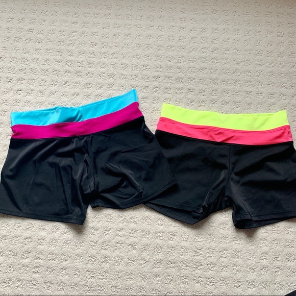 Oxyjen Pair of Tri-Color Shorts Adult Small - Picture 2 of 8